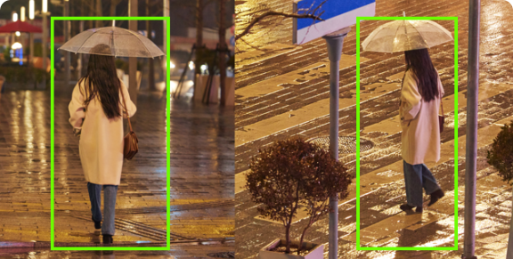 クロスカメラ物体追跡